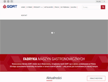 Tablet Screenshot of gort.pl